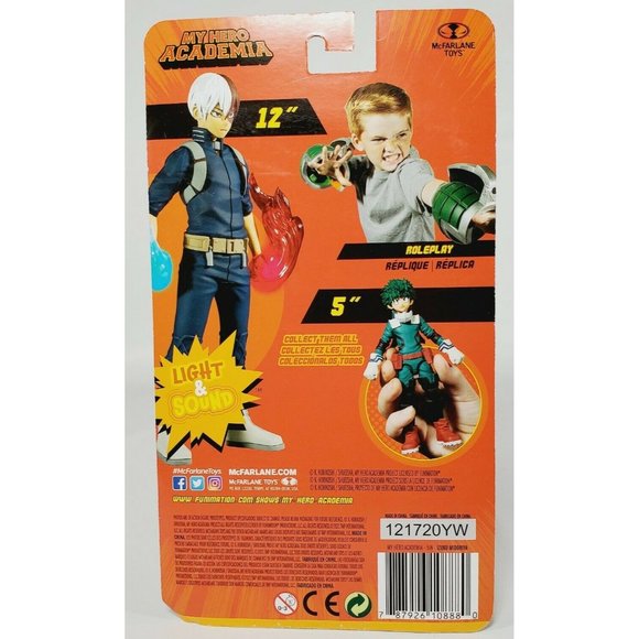 My Hero Academia McFarlane IZUKU MIDORIYA (DEKU) 5” Action Figure Funimation NEW - Picture 2 of 2